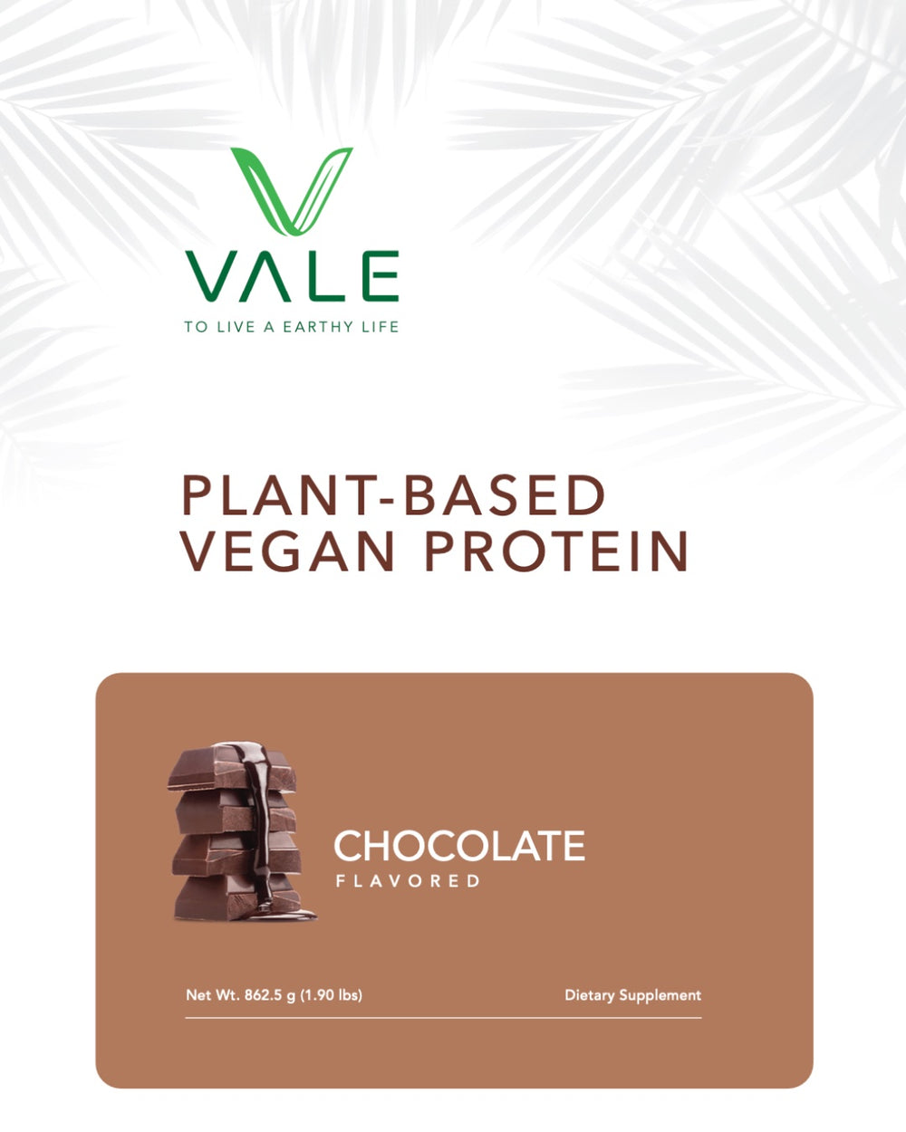 Plant-Based Vegan Protein - Chocolate