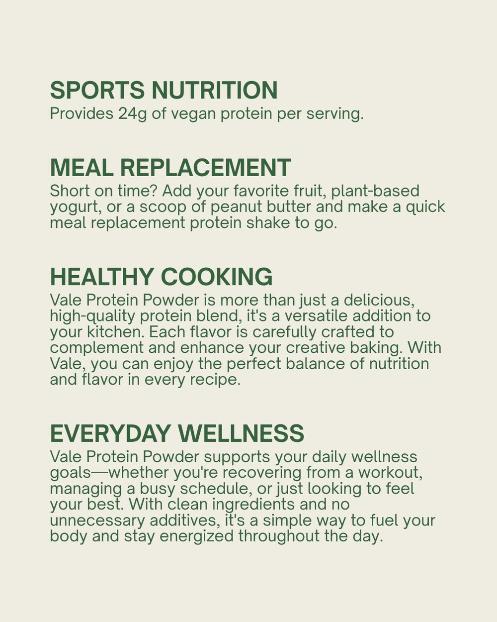 Plant-Based Vegan Protein - Vanilla
