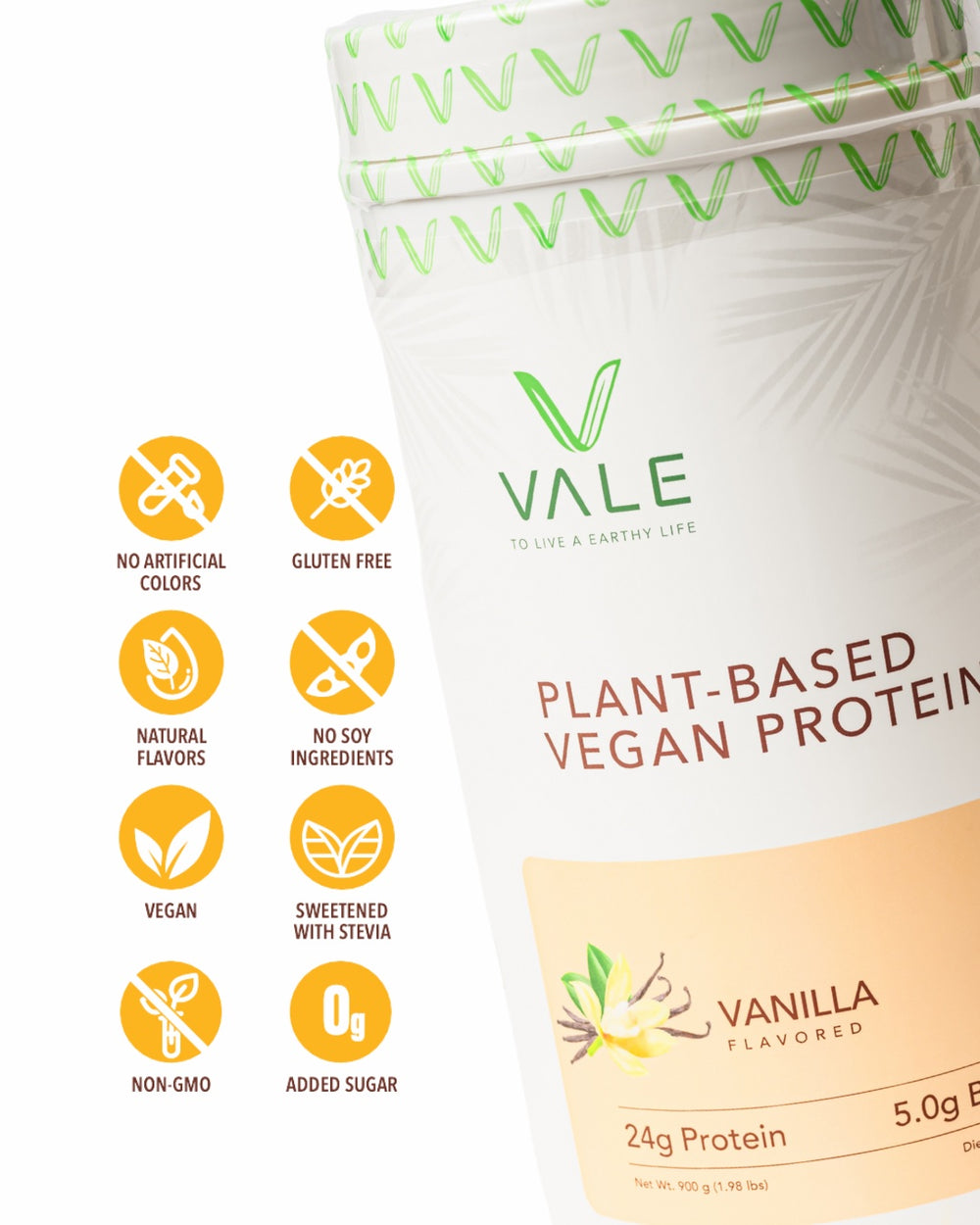 Plant-Based Vegan Protein - Vanilla