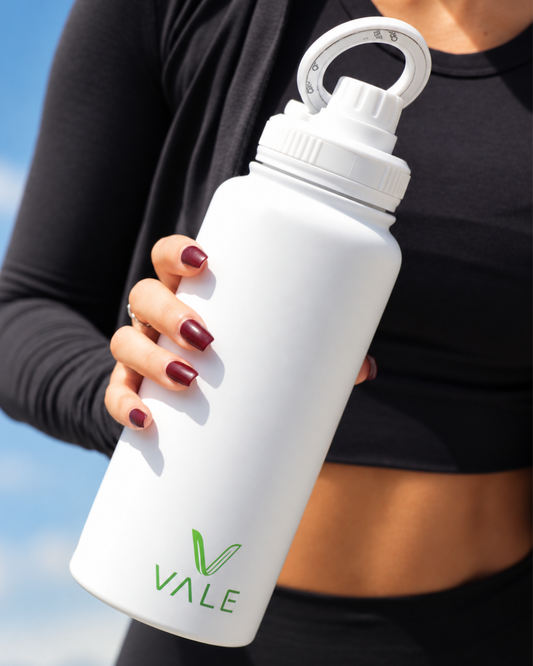 Vale Water Bottle (White)